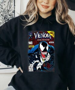 Marvel Venom Vintage Comic Book Cover Shirt Vintage Movie Poster, Marvel Fan Gift, Disneyland Family Vacation Gift Unisex T-shirt Kid Shirt