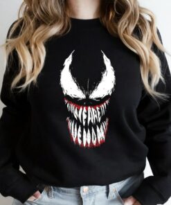 Marvel Venom We Are Venom Face Grin T-Shirt, MCU Fan Gift, Avengers Superhero, Marvel World Tee Unisex Adult T-shirt Kid Tee