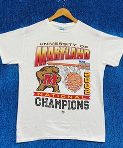Maryland 2002 NCAA Mens Basketball National Champions M Hoodie Sweatshirt T-Shirt Crewwneck Full Size