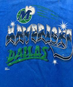 Maverick Vintage Style Tshirt Pullover Hoodie Crewneck Sweatshirt Reprinted Full Color Full Size Gifts for NBA Fans