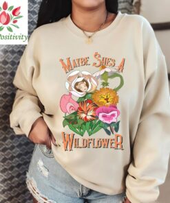 Maybe She’s A Wildflower Disney Sweatshirt, Alice In Wonderland Tshirt, Disney Inspired T-Shirt, Tiger Lily Disney Shirt