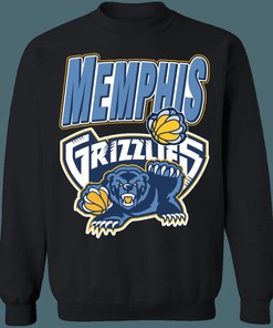 Memphis Grizzlies Vintage NBA Crewneck Sweatshirt Hoodie Shirt Gifts for Fans