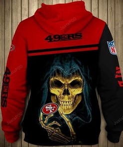 Men San Francisco 49Ers For Men Women All Over 3D Hoodie Zip Hoodie, Nfl 3D All Over Print Hoodie Zip Hoodie