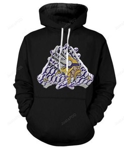 Men Women Minnesota Vikings Nfl 3D All Over Print Zip Up Hoodie Option