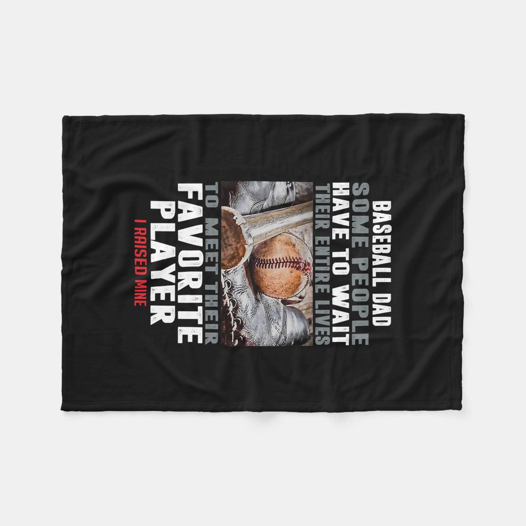 Mens My Favorite Baseball Player Gifts Blanket