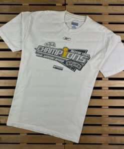 Mens Vintage Style Reebok Champions 2005 NBA Tshirt Hoodie Crewneck Sweatshirt Reprinted Full Color Full Size Gifts for NBA Fans