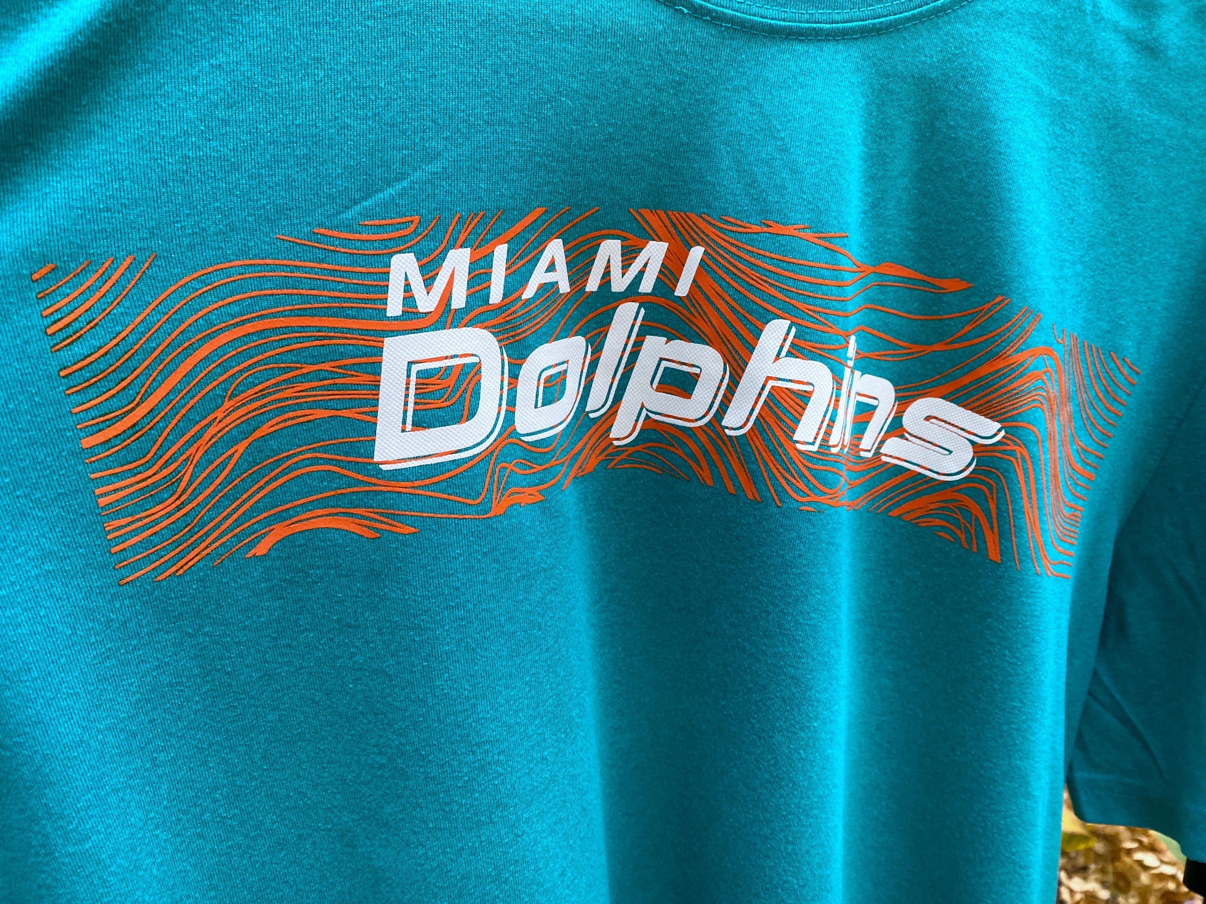 Miami Dolphins NFL Usa Tshirt Pullover Hoodie Crewneck Sweatshirt Reprinted Full Color Full Size Gifts For NFL Fans - Image 2