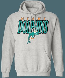 Miami Dolphins Retro NFL Hoodie Sweatshirt Shirt Gifts for Fans