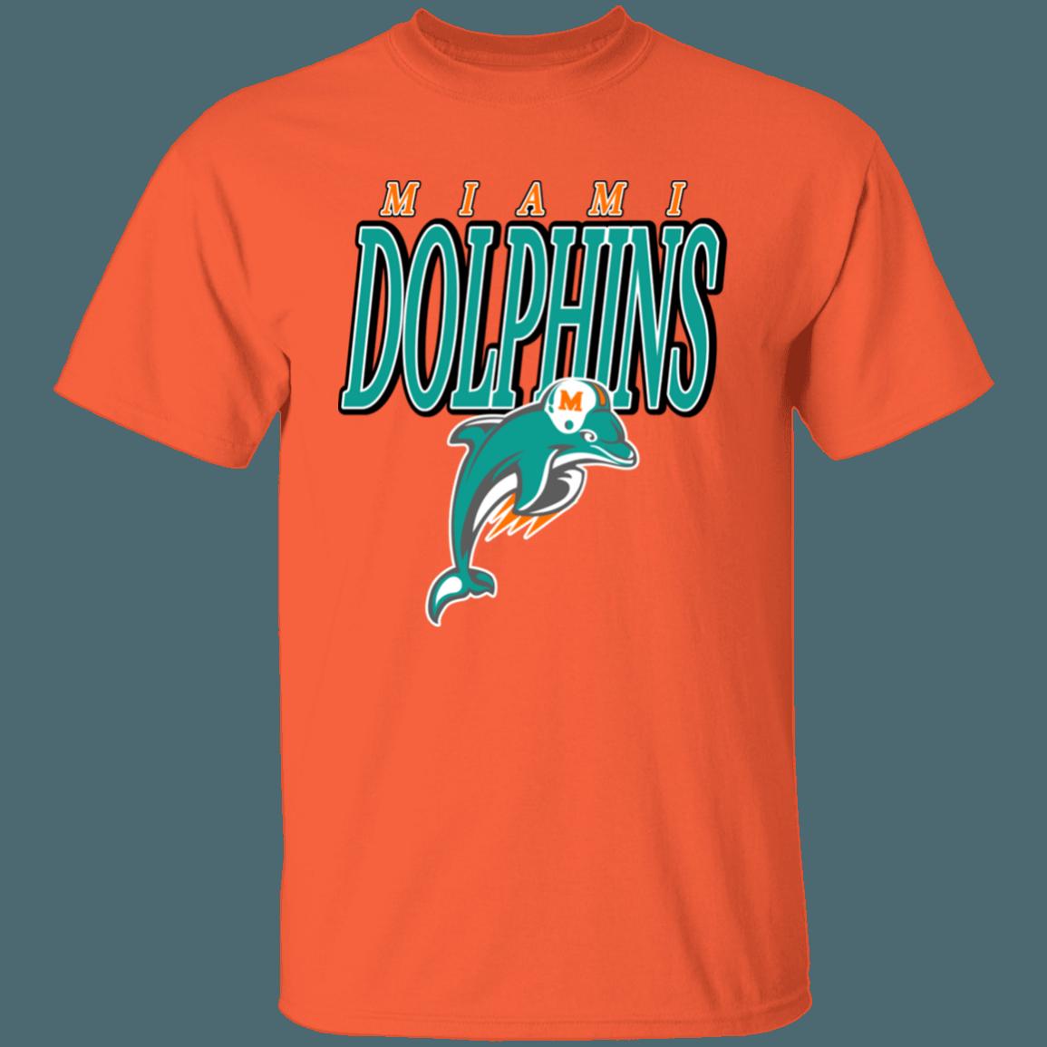 Miami Dolphins Retro NFL T-Shirt Sweatshirt Hoodie Gifts for Fans - Image 2