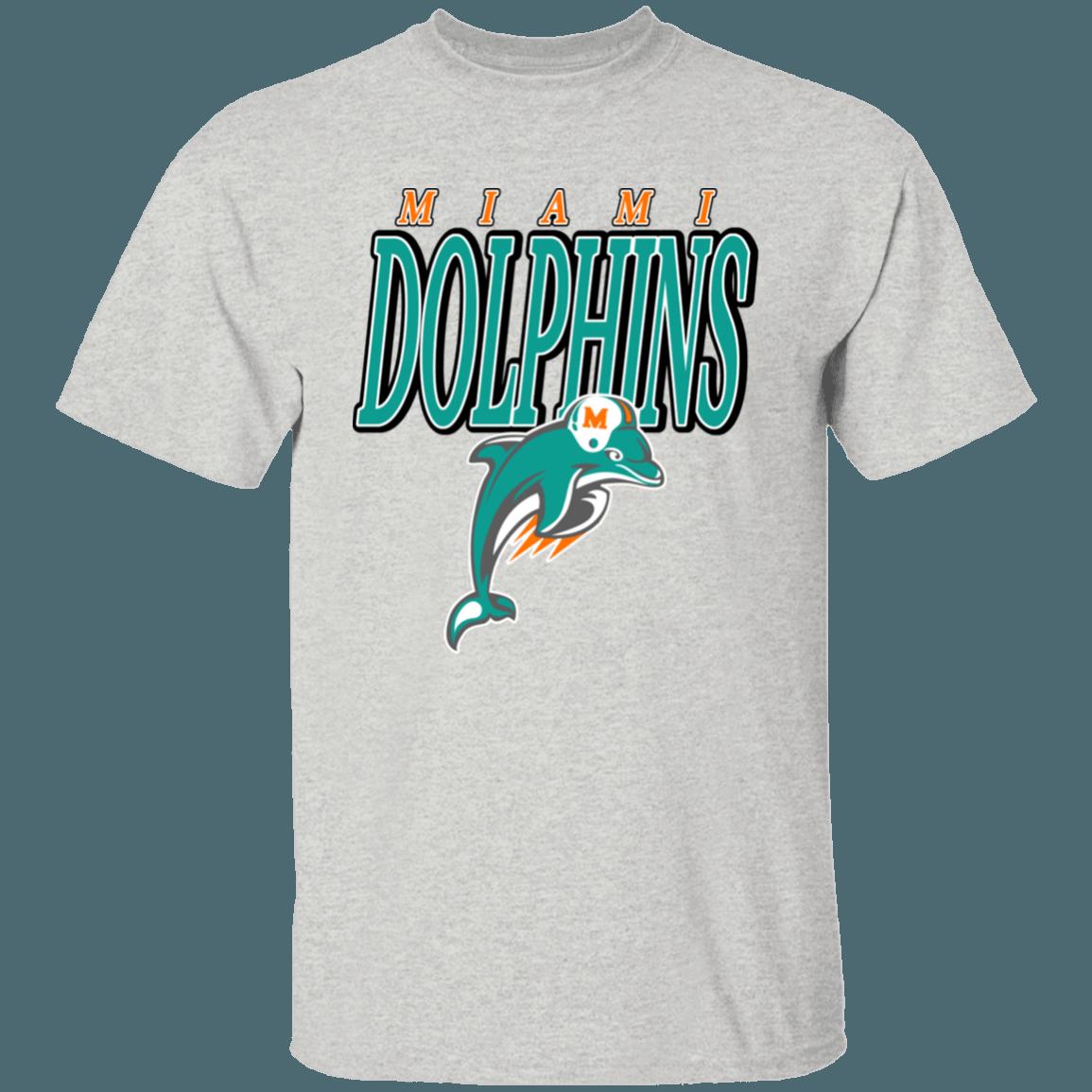 Miami Dolphins Retro NFL T-Shirt Sweatshirt Hoodie Gifts for Fans - Image 3