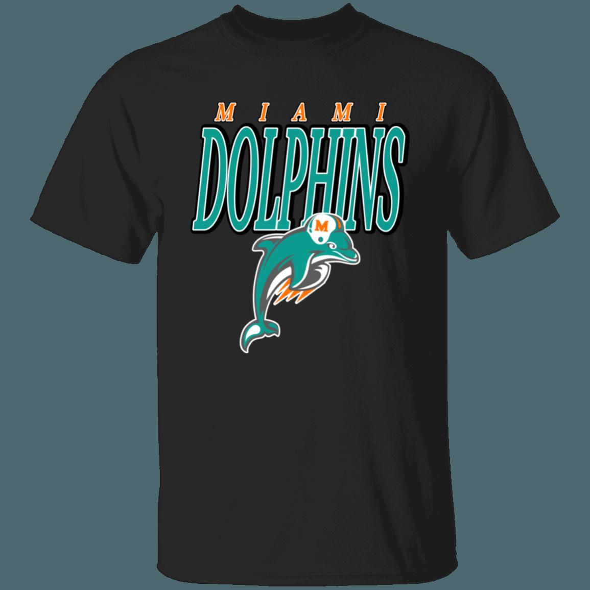 Miami Dolphins Retro NFL T-Shirt Sweatshirt Hoodie Gifts for Fans - Image 4