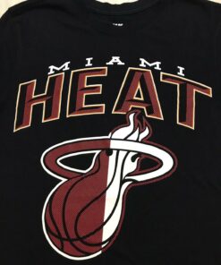 Miami Heat Black Style Tshirt Sweatshirt Hoodie Crewneck Sweatshirt Pullover Reprinted Full Color Full Size Gifts for NBA Fans