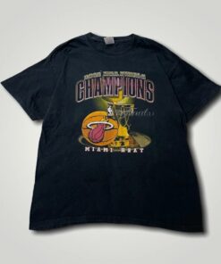 Miami Heat NBA Final Champion 2012 Tshirt Sweatshirt Hoodie Crewneck Sweatshirt Pullover Reprinted Full Color Full Size Gifts for NBA Fans
