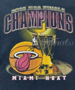 Miami Heat NBA Final Champion 2012 Tshirt Sweatshirt Hoodie Crewneck Sweatshirt Pullover Reprinted Full Color Full Size Gifts for NBA Fans