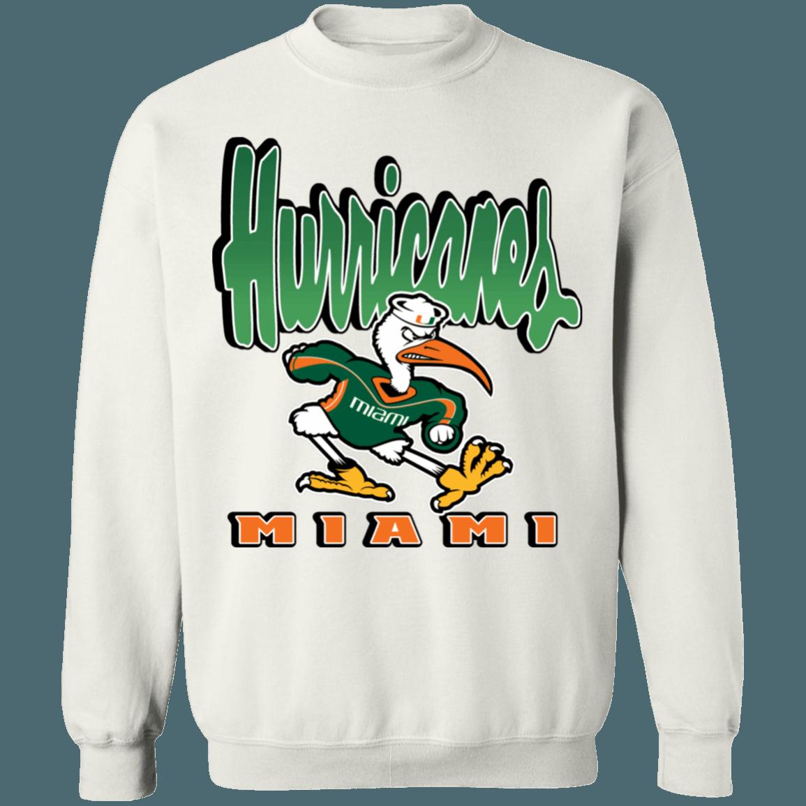 Miami Hurricanes Vintage NCAA Crewneck Sweatshirt Hoodie Shirt Gifts for Fans - Image 2