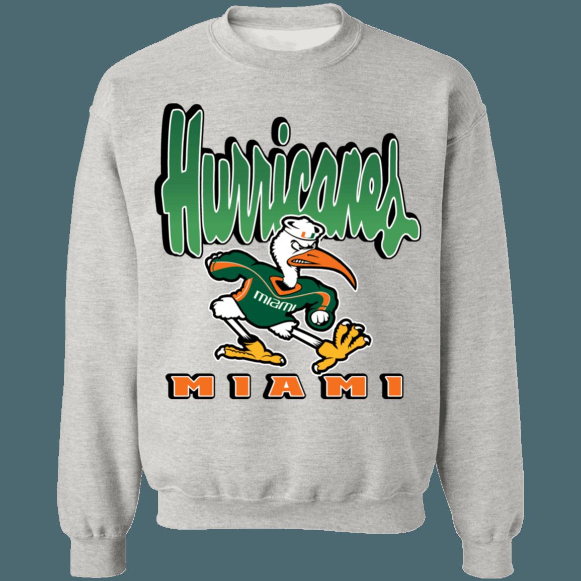 Miami Hurricanes Vintage NCAA Crewneck Sweatshirt Hoodie Shirt Gifts for Fans - Image 3