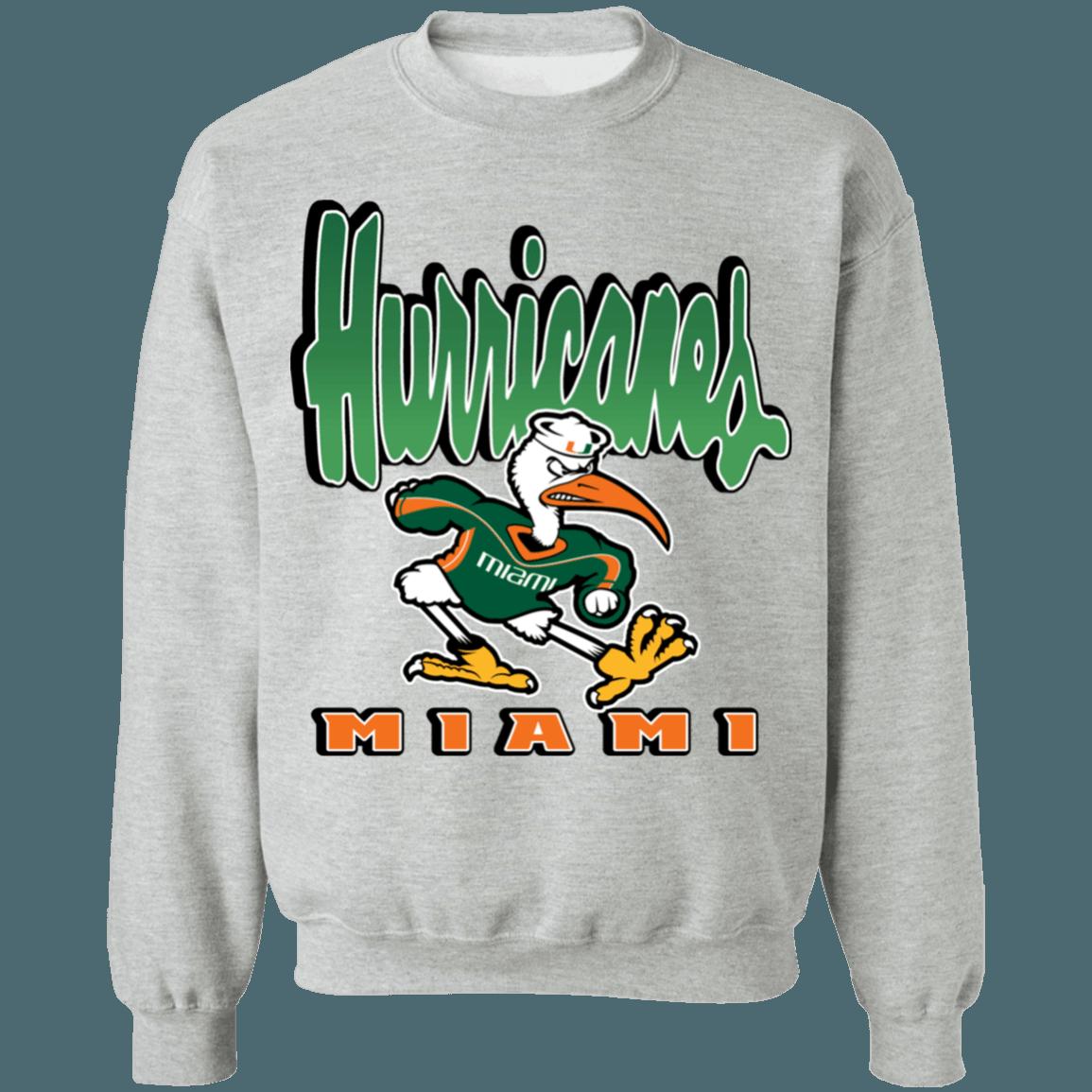 Miami Hurricanes Vintage NCAA Crewneck Sweatshirt Hoodie Shirt Gifts for Fans - Image 4