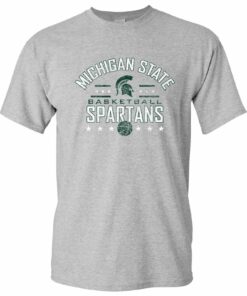 Michigan State Spartans Basketball Stars Shirt Sweatshirt Pullover Hoodie Reprinted Full Color Full Size