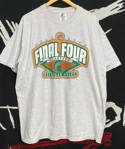 Michigan State Spartans NCAA Final Four 2000 Vintage Style Shirt T-Shirt Sweatshirt Hoodie Full Size