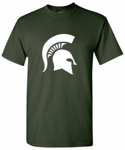 Michigan State Spartans Primary Shirt Sweatshirt Pullover Hoodie Reprinted Full Color Full Size