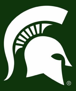Michigan State Spartans Primary Shirt Sweatshirt Pullover Hoodie Reprinted Full Color Full Size