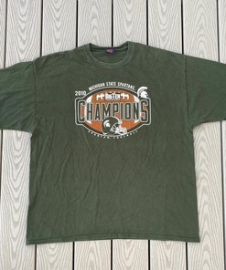 Michigan State Spartans Retro Shirt T-Shirt Sweatshirt Hoodie Full Size Gifts For NCAA