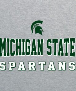 Michigan State Spartans Shadow Stretch Block Shirt Sweatshirt Pullover Hoodie Reprinted Full Color Full Size