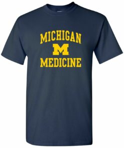 Michigan Wolverines Arch Logo Medicine Shirt Sweatshirt Pullover Hoodie Reprinted Full Color Full Size
