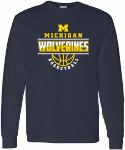 Michigan Wolverines Basketball Peak Shirt Sweatshirt Pullover Hoodie Reprinted Full Color Full Size