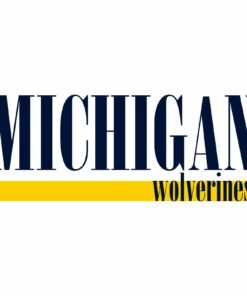 Michigan Wolverines Boldline Shirt Sweatshirt Pullover Hoodie Reprinted Full Color Full Size