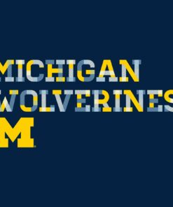 Michigan Wolverines Patchwork Logo Shirt Sweatshirt Pullover Hoodie Reprinted Full Color Full Size