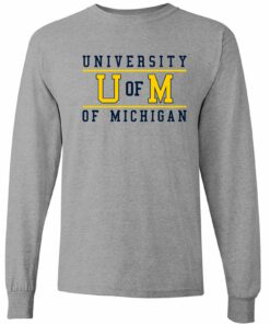 Michigan Wolverines University Block Shirt Sweatshirt Pullover Hoodie Reprinted Full Color Full Size