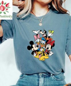 Mickey And Friends Vintage Sand T-Shirt, Mickey And Friends Minnie Donald Daisy Goofy Pluto T-shirt, Disney Shirt