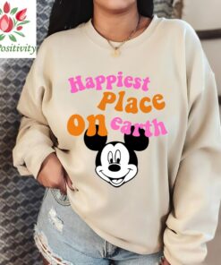 Mickey Happiest Place On Earth Shirt, Disney Mickey Mouse Shirt, Disney Mickey Head Shirts, Vintage Mickey Shirt, Disney World Shirt