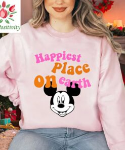 Mickey Happiest Place On Earth Shirt, Disney Mickey Mouse Shirt, Disney Mickey Head Shirts, Vintage Mickey Shirt, Disney World Shirt