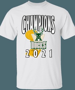 Milwaukee Bucks 2021 NBA Champions  Retro NBA T-Shirt Sweatshirt Hoodie Gifts for Fans