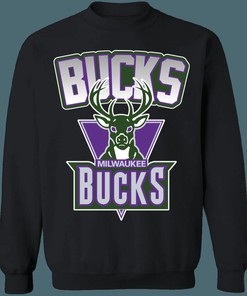 Milwaukee Bucks 90's Vintage NBA Crewneck Sweatshirt Hoodie Shirt Gifts for Fans