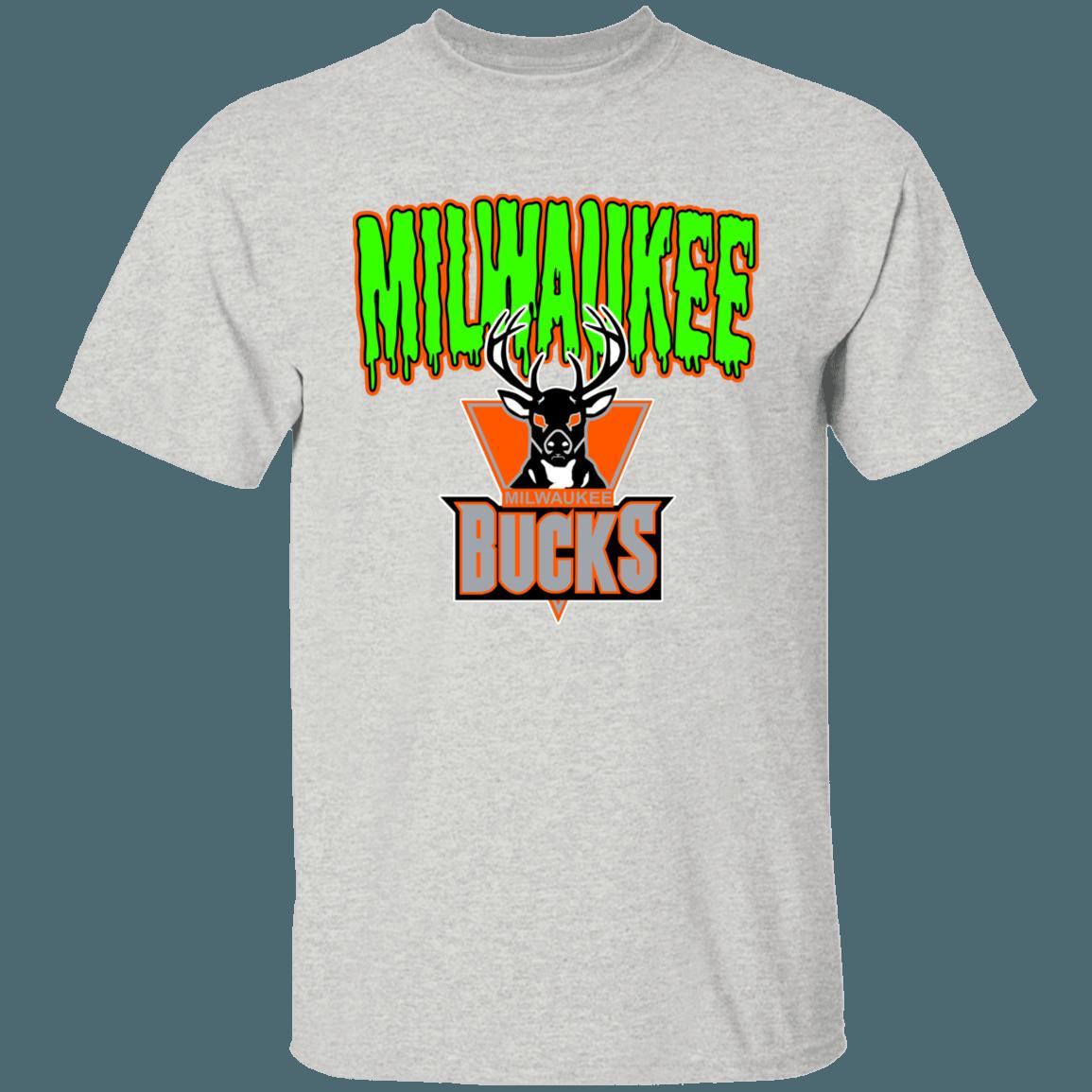 Milwaukee Bucks HALLOWEEN Retro NBA T-Shirt Sweatshirt Hoodie Gifts for Fans - Image 4