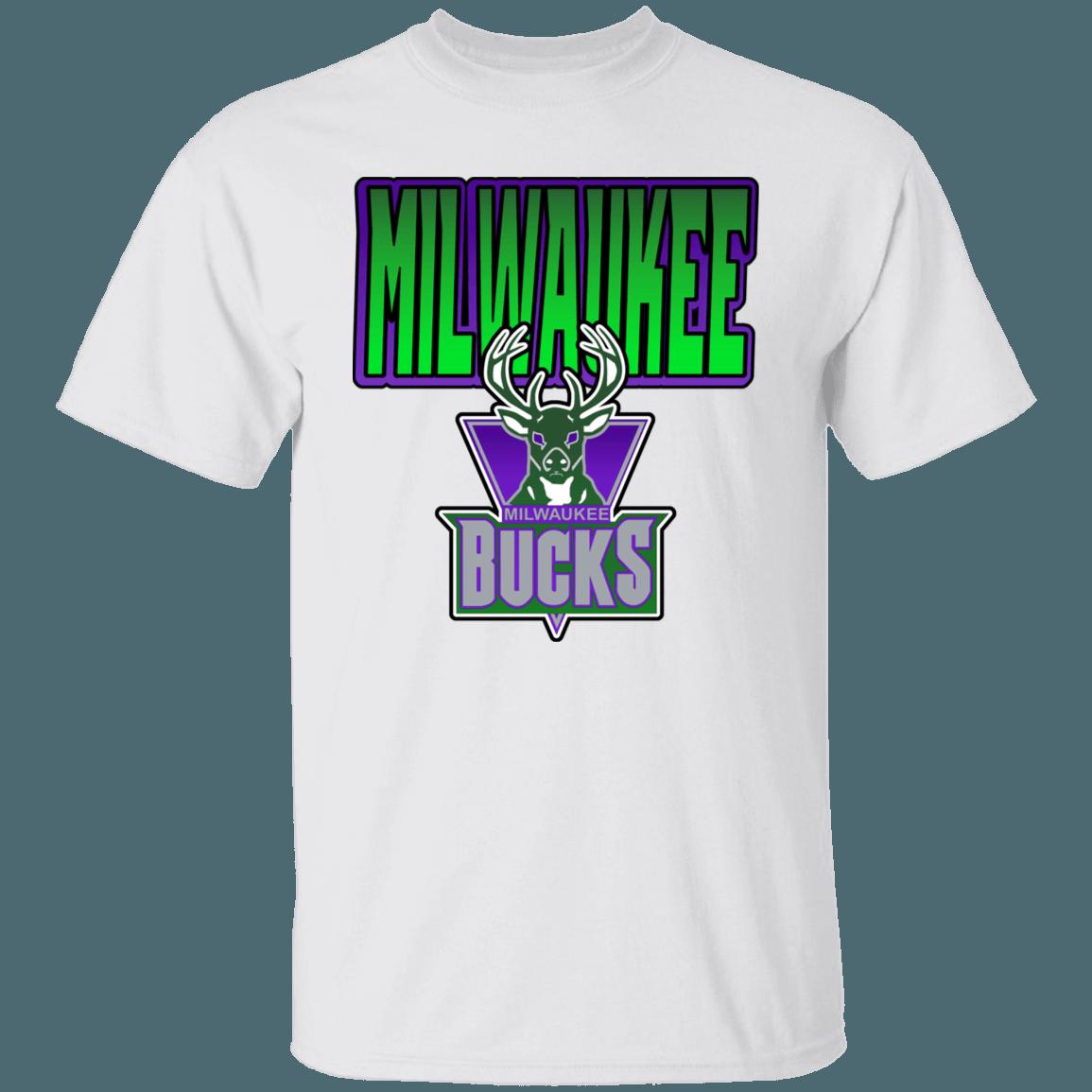 Milwaukee Bucks Retro NBA T-Shirt Sweatshirt Hoodie Gifts for NBA Fans