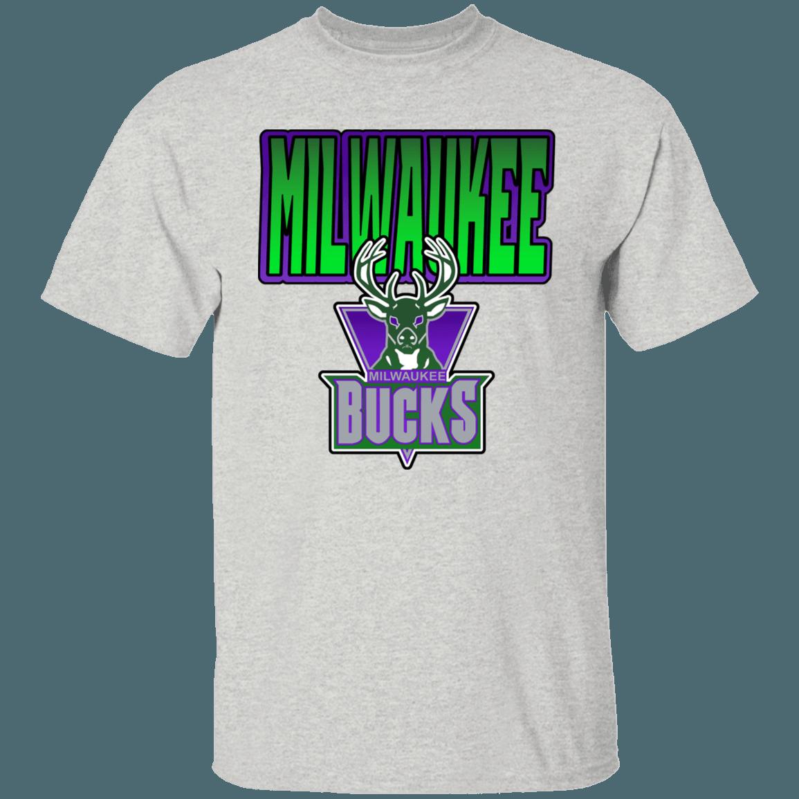 Milwaukee Bucks Retro NBA T-Shirt Sweatshirt Hoodie Gifts for NBA Fans - Image 3
