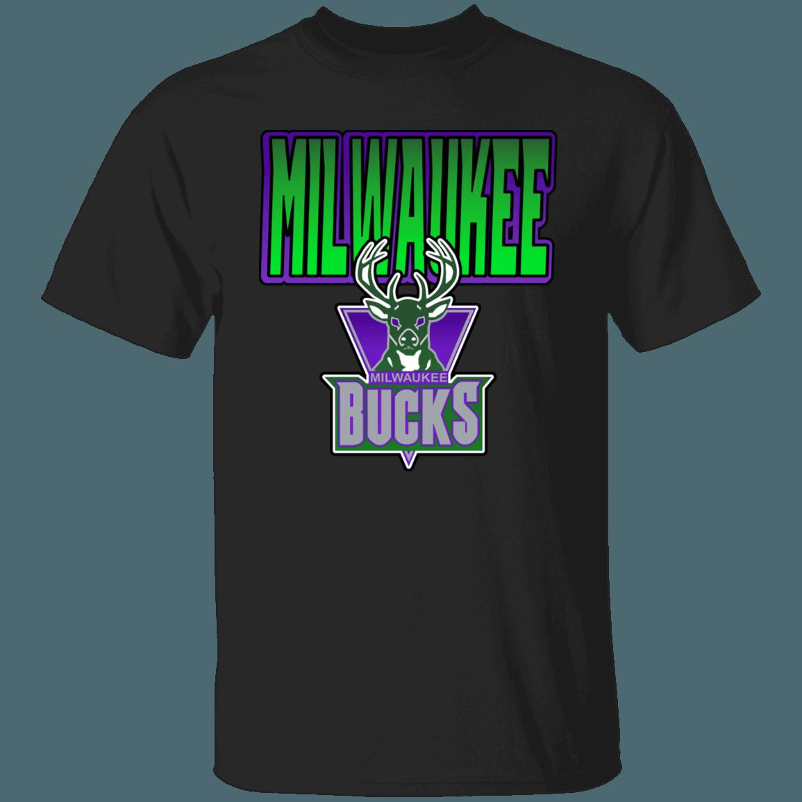 Milwaukee Bucks Retro NBA T-Shirt Sweatshirt Hoodie Gifts for NBA Fans - Image 4