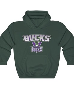 Milwaukee Bucks Vintage 90's NBA Hoodie Sweatshirt Hoodie Shirt Gifts for Fans Shirt Gifts for Fans