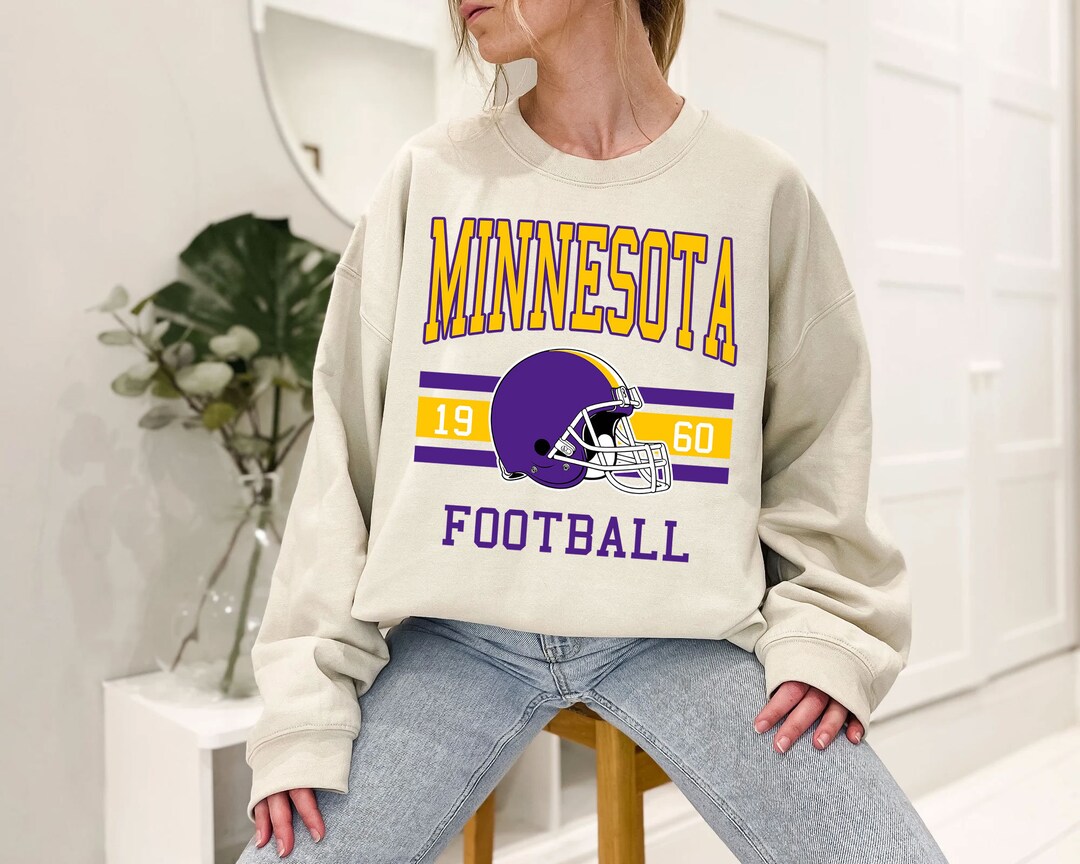 Minnesota Football Sweatshirt, Vintage Retro Minnesota Football Crewneck Sweatshirt, American Football Fan, NFL Shirt
