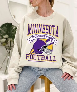 Minnesota Football Team Sweatshirt, Retro Minnesota Football Crewneck Sweatshirt, American Football Fan, NFL Shirt