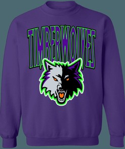Minnesota Timberwolves HALLOWEEN Retro NBA Crewneck Sweatshirt Hoodie Shirt Gifts for NBA Fans
