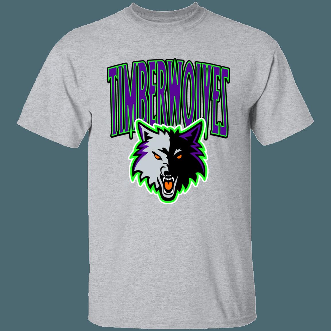 Minnesota Timberwolves HALLOWEEN Retro NBA T-Shirt Sweatshirt Hoodie Gifts for Fans - Image 2