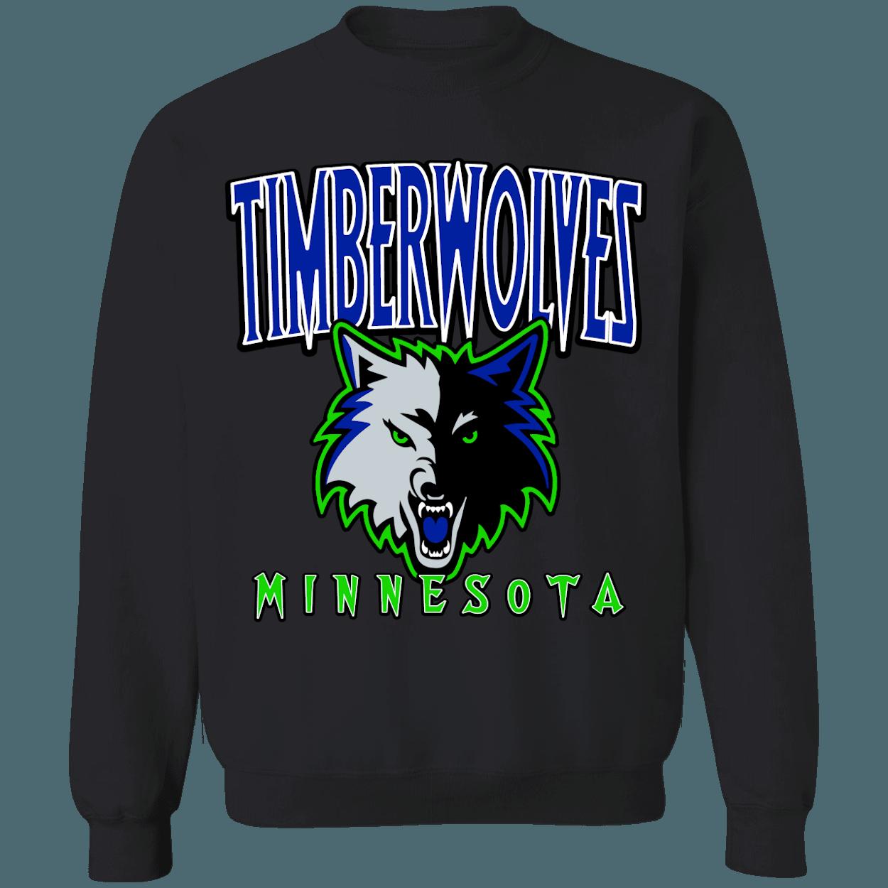 Minnesota Timberwolves Retro Remix NBA Crewneck Sweatshirt Hoodie Shirt Gifts for Fans
