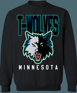 Minnesota Timberwolves T-WOLVES Retro 90's NBA Crewneck Sweatshirt Hoodie Shirt Gifts for Fans