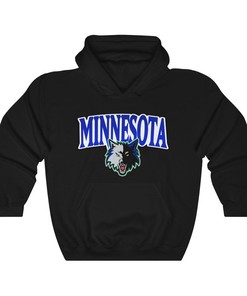Minnesota Timberwolves Vintage 90's NBA Hoodie Sweatshirt Hoodie Shirt Gifts for Fans Shirt Gifts for Fans