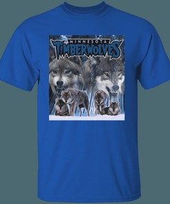 Minnesota Timberwolves WOLF PACK Retro NBA T-Shirt Sweatshirt Hoodie Gifts for Fans